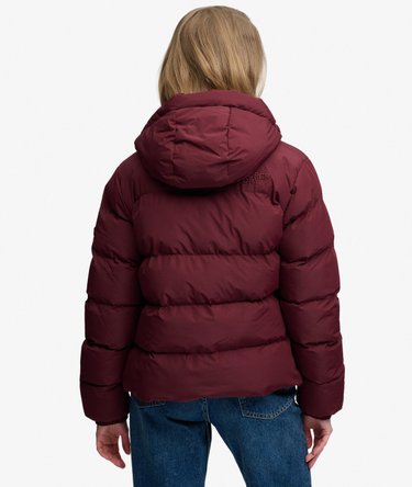 Hooded Sports Puffer Jacket Image 5