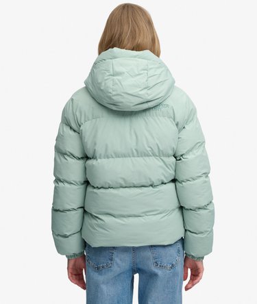 Hooded Sports Puffer Jacket Image 6