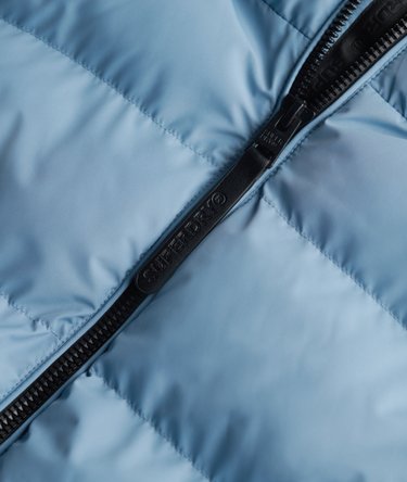 Hooded Sports Puffer Jacket Image 7