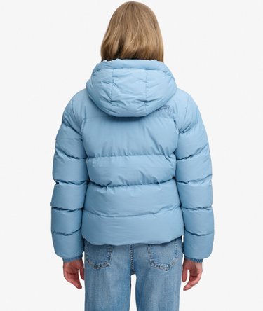 Hooded Sports Puffer Jacket Image 6