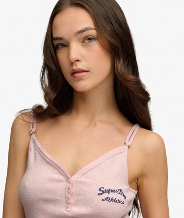 Athletic Essentials Button Down Cami Top Image 4