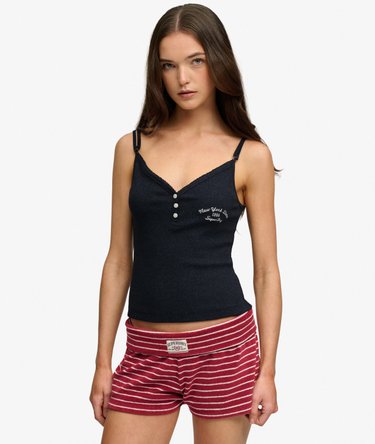 Athletic Essentials Button Down Cami Top Image 1