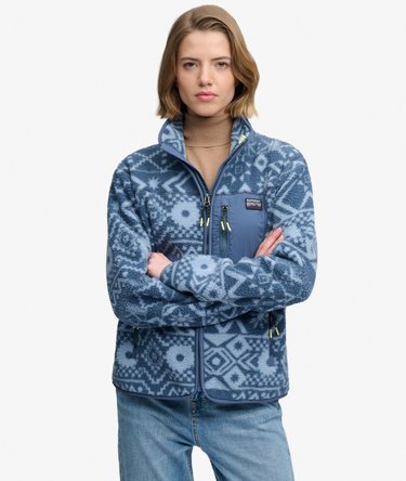 Outdoor Bedrucktes Fleece mit Rei&szlig;verschluss Image 5