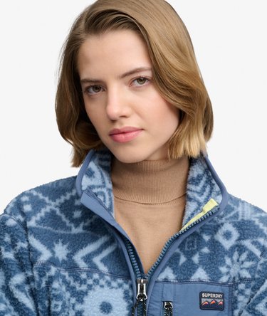 Outdoor Bedrucktes Fleece mit Rei&szlig;verschluss Image 4