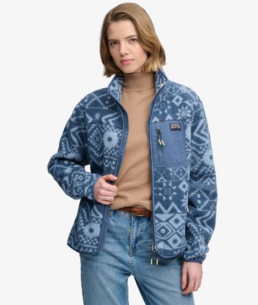 Outdoor Bedrucktes Fleece mit Rei&szlig;verschluss Image 1