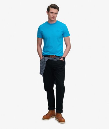 Essential Logo Embroidered Neon T-Shirt Image 3