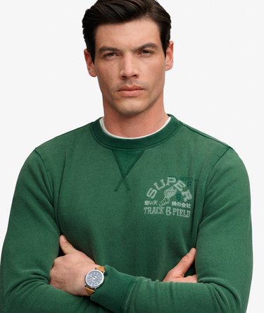 Vintage Preppy Avslappnad Sweatshirt Image 4