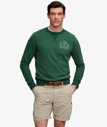 Vintage Preppy Avslappnad Sweatshirt Image 1