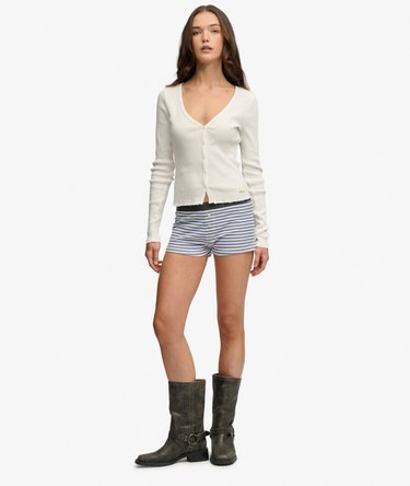 Essential Button Long Sleeve Top Image 3