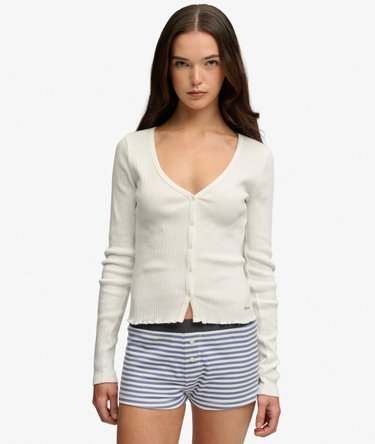 Essential Button Long Sleeve Top Image 1