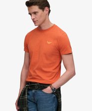 T-shirt con Logo Serif Essential Ricamato