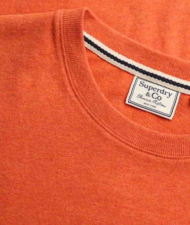 T-shirt con Logo Serif Essential Ricamato Image 6