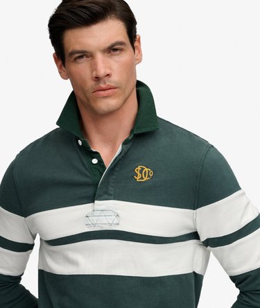 Vintage Athletic Stripe Rugby-paita Image 4
