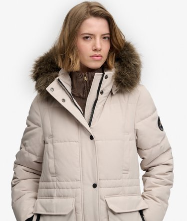 Everest Longline Puffer Coat Image 4