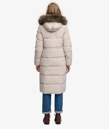 Everest Longline Puffer Coat Image 6