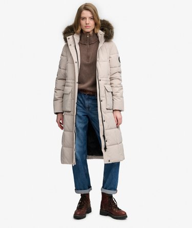 Everest Longline Puffer Coat Image 1