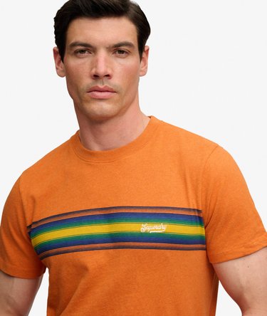 Outdoor Stripe Logo Relaxed T-shirt Image 4