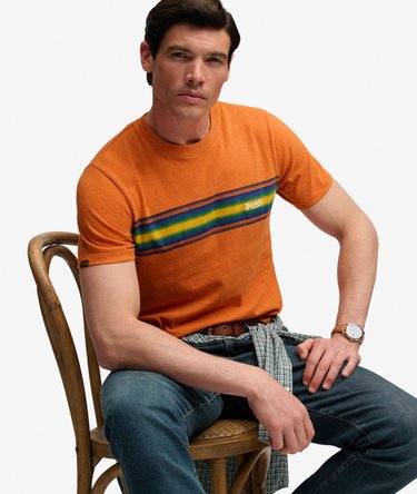 Outdoor Stripe Logo Relaxed T-shirt Image 2