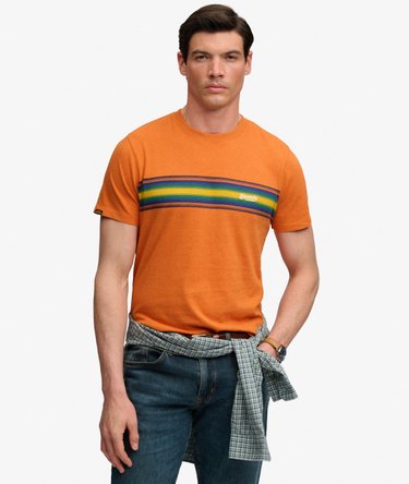 Outdoor Stripe Logo Relaxed T-shirt Image 1