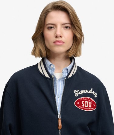 Country Club Jersey Bomber Jacket Image 4