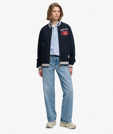 Country Club Jersey Bomber Jacket Image 3