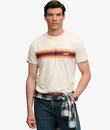 Outdoor Stripe Logo Relaxed T-shirt Image 1
