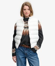 Gilet Matelass&eacute; Boutons-Pression Coupe Ajust&eacute;e