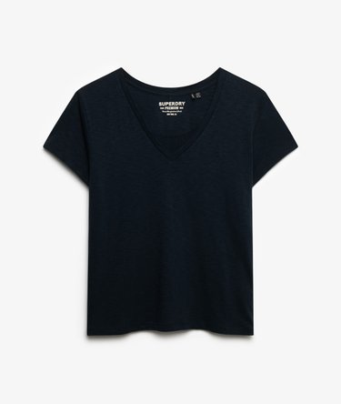 Studios Slub T-shirt med broderi Image 7