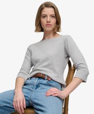 Athletic Essentials Pointelle Half Sleeve Top