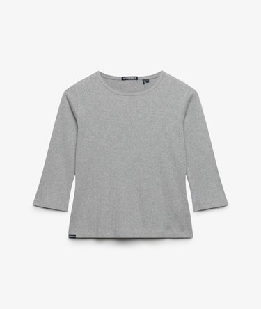 Athletic Essentials Pointelle Half Sleeve Top Image 7