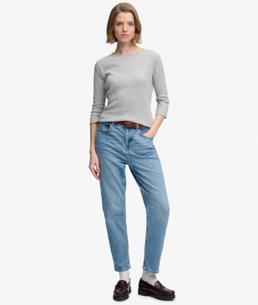 Athletic Essentials Pointelle Half Sleeve Top Image 3