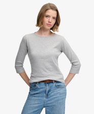 Athletic Essentials Pointelle Half Sleeve Top