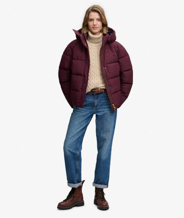 Premium Hooded Puffer Jacket Image 2