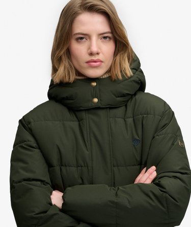 Premium Hooded Puffer Jacket Image 4