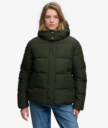 Premium Hooded Puffer Jacket Image 5