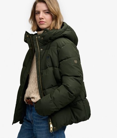 Premium Hooded Puffer Jacket Image 2