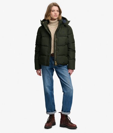 Premium Hooded Puffer Jacket Image 3