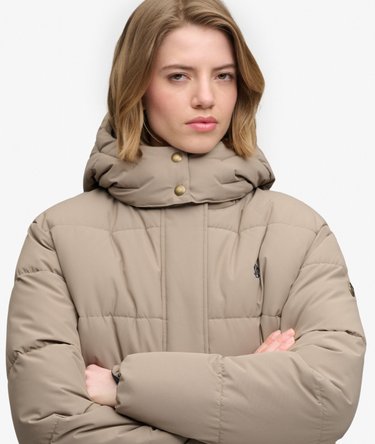 Premium Hooded Puffer Jacket Image 4