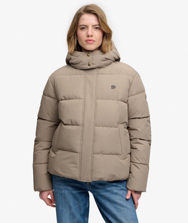 Premium Hooded Puffer Jacket Image 5