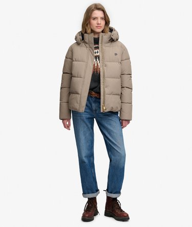 Premium Hooded Puffer Jacket Image 3