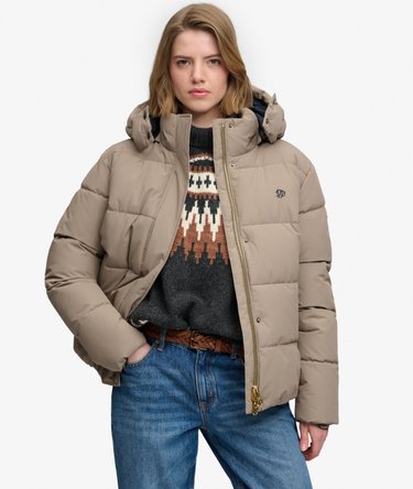 Premium Hooded Puffer Jacket Image 1