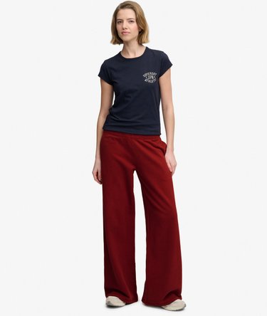 Essential Logo Jogginghose mit weitem Bein Image 3