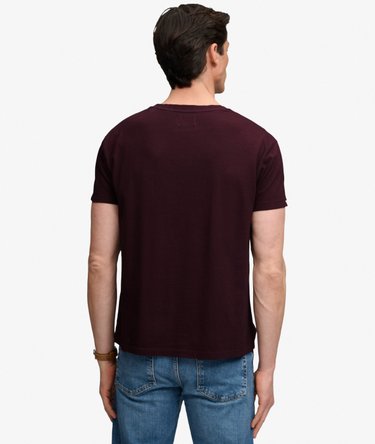 Klassisk T-shirt med Lomme i Bomuld og H&oslash;r Image 5