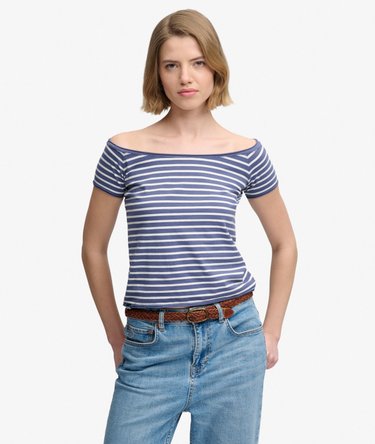 Bardot Short Sleeve Off Shoulder Top Image 1