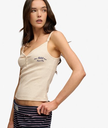 Athletic Essentials Button Down Cami Top Image 2
