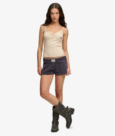 Athletic Essentials Button Down Cami Top Image 3