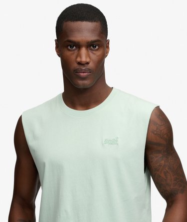 Organic Cotton Essential Logo Singlet Image 4