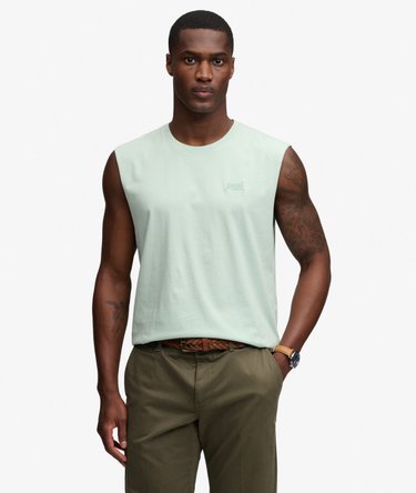 Organic Cotton Essential Logo Singlet Image 1