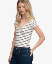 Athletic Essentials Gathered Pattern Top