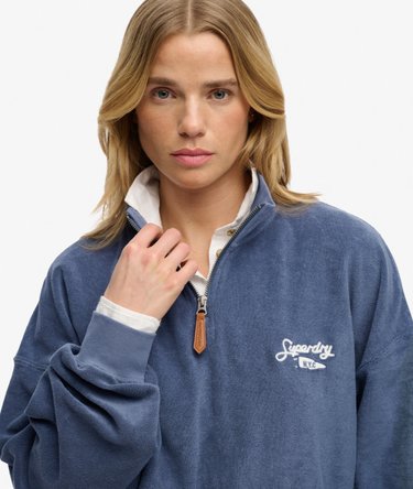 Heritage Terry Half Zip Sweatshirt Image 4